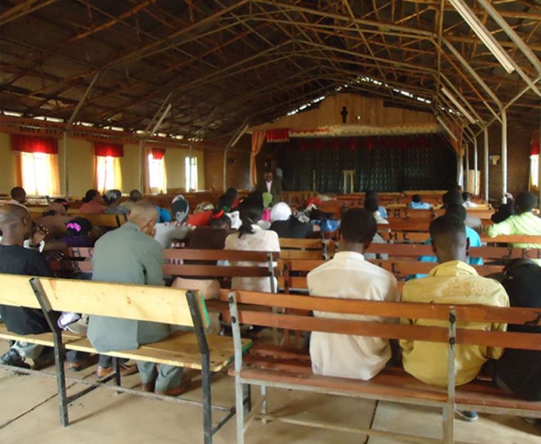 Giờ nhóm tại một Hội Thánh ở Ethiopia.