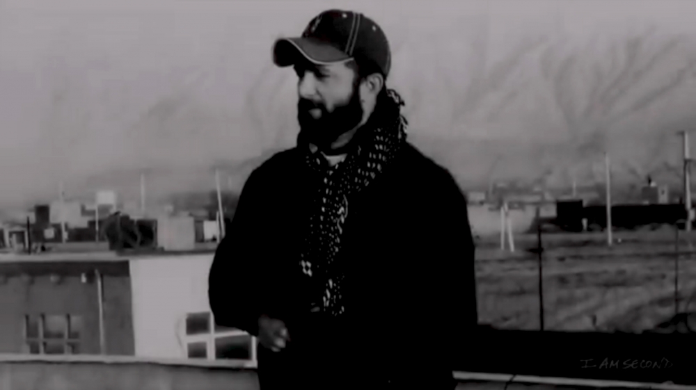Chad Robichaux thời còn tại ngũ ở Afghanistan.
