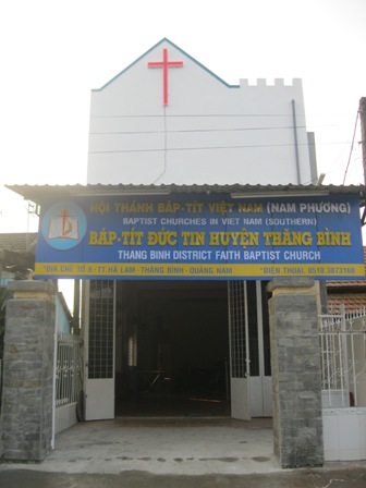 Hội Thánh Báp Tít Đức Tin Thăng Bình Dâng Nhà Nhóm Cho Chúa
