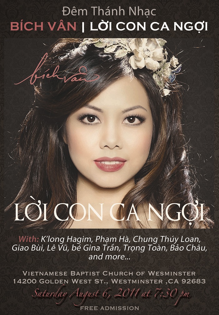 Thánh Nhạc Ra Mắt CD Lời Con Ca Ngợi - Ca sĩ Bích Vân