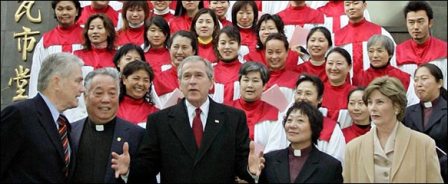 Bush-Luis-Palau