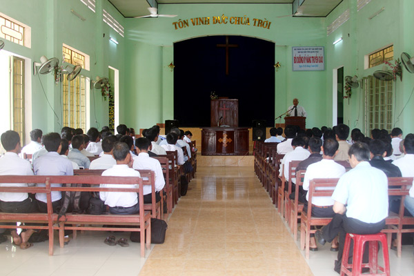 Quang cảnh khóa huấn luyện truyền giáo tỉnh Quảng Ngãi.