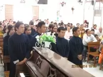 Cần Thơ: HT An Phú Cử Hành Thánh Lễ Báp-Tem Cho 15 Tín Hữu Cầu Lễ