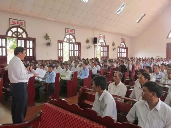 Quang cảnh khóa học Chấp sự.