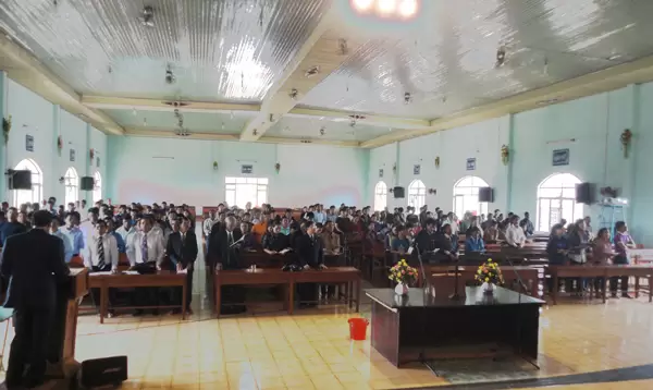 Quang cảnh buổi lễ.