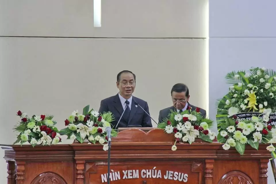 MSNC Nguyễn Hải Bằng, Uỷ Viên Ban Đại Diện đọc Lời Chúa.