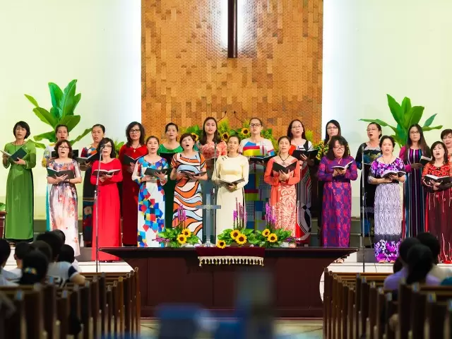 Tiết mục tôn vinh Chúa.