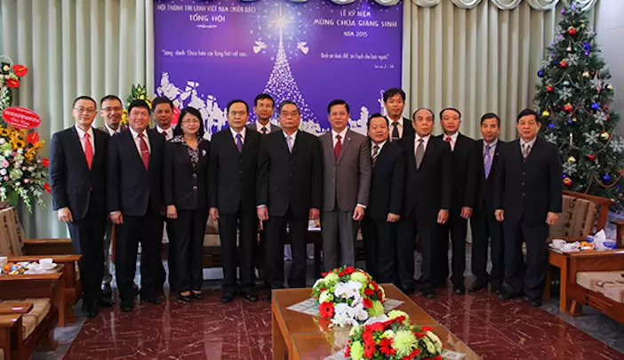 Đoàn Đại Diện Chính Phủ Đến Thăm Tổng Liên Hội Miền Bắc Và Chúc Mừng Lễ Giáng Sinh 2015