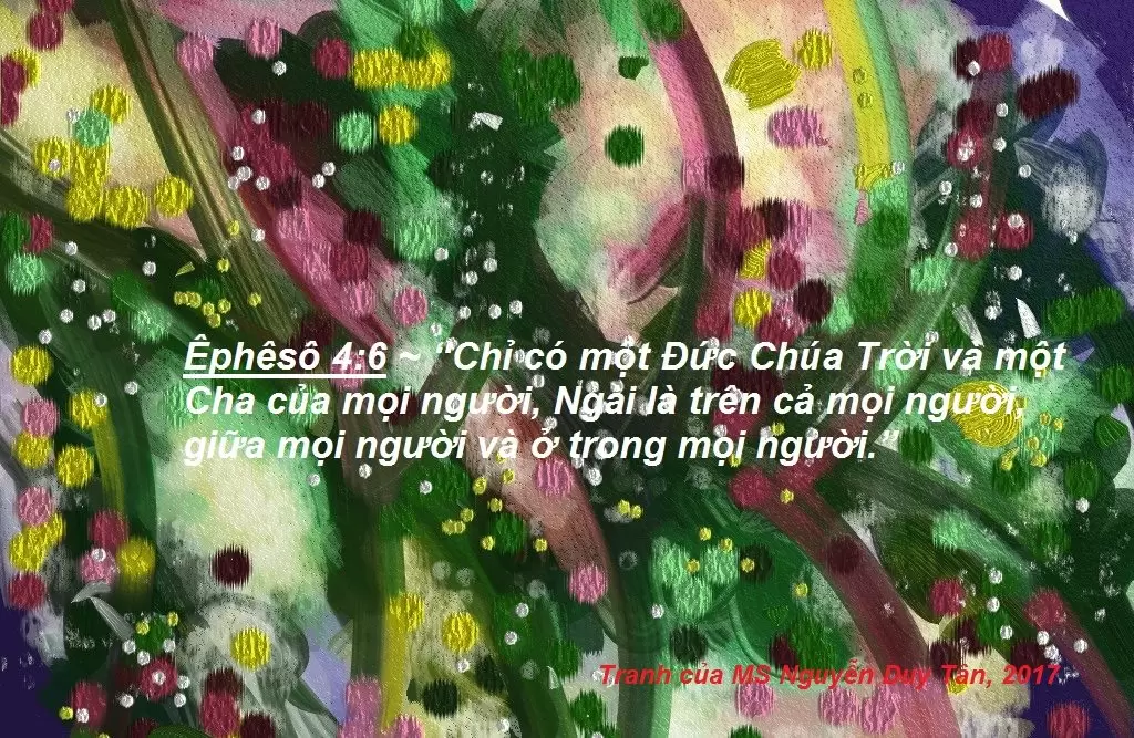 ĐỨC CHÚA TRỜI Ở GIỮA CHÚNG TA.