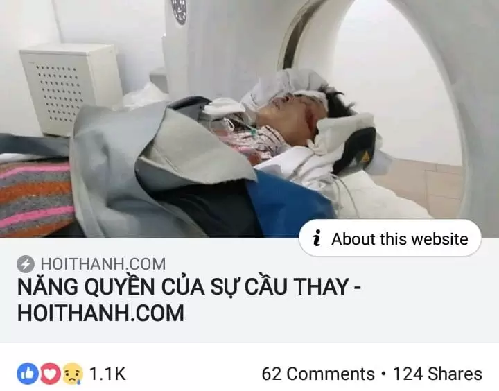 Lời Cảm Tạ Chúa Cùng Rất Nhiều Người Cầu Thay Để Cứu Người Bố Bị Tai Nạn