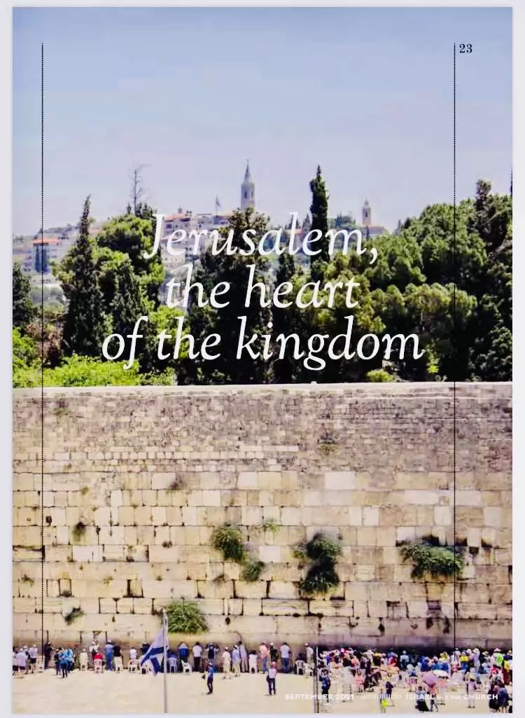 JERUSALEM, TRỌNG TÂM CỦA NƯỚC TRỜI