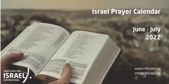 Lịch Cầu Nguyện Cho Israel Tháng 7/2022