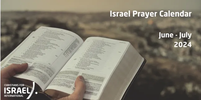 LỊCH CẦU NGUYỆN CHO ISRAEL THÁNG 7/2024