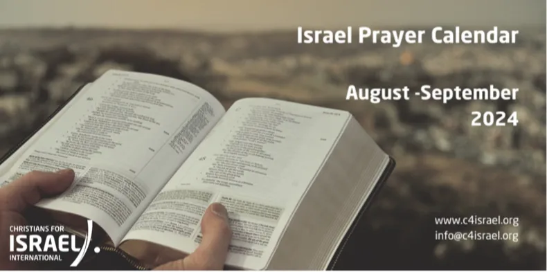 LỊCH CẦU NGUYỆN CHO ISRAEL THÁNG 9/2024