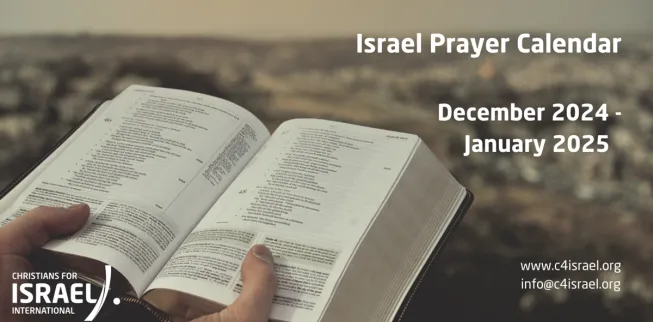 LỊCH CẦU NGUYỆN ISRAEL THÁNG 1/2025