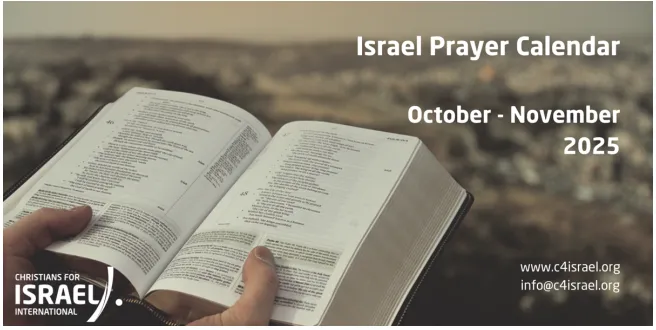 LỊCH CẦU NGUYỆN CHO ISRAEL THÁNG 11/2025