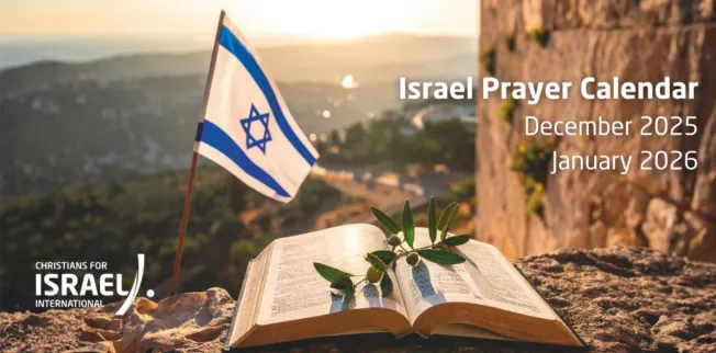 LỊCH CẦU NGUYỆN CHO ISRAEL THÁNG 1/2026