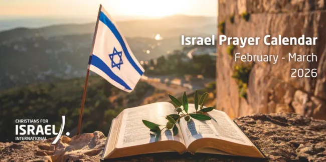 LỊCH CẦU NGUYỆN CHO ISRAEL THÁNG 3/2026